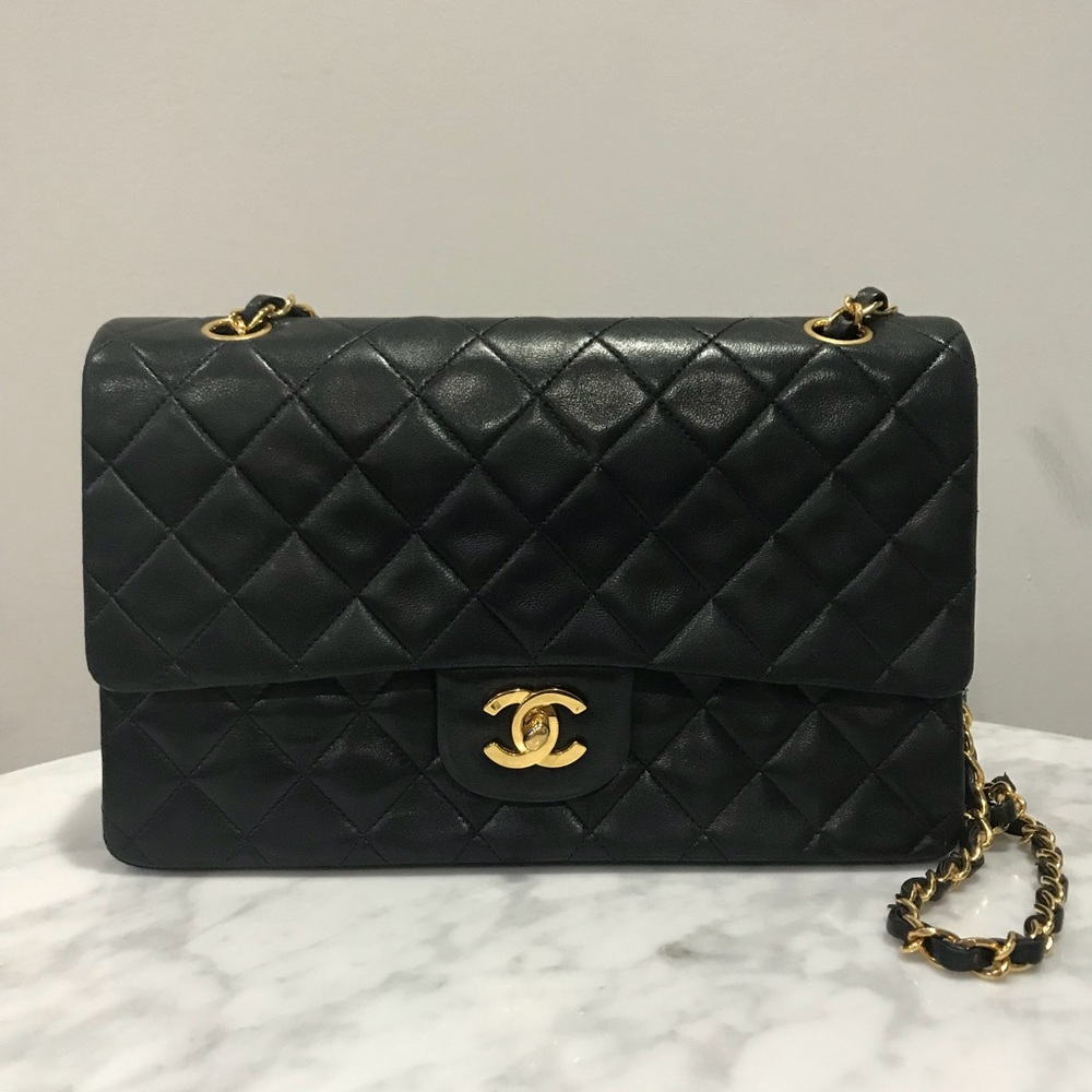 Authentic Chanel Classic Double Flap Handbag